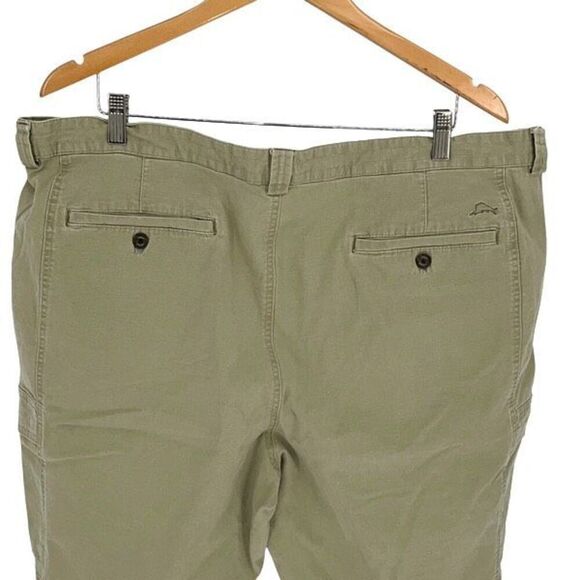 Tommy Bahama Mens Flat Front Key‎ Grip Stretch Cargo Shorts Green Size 42 - Picture 4 of 7